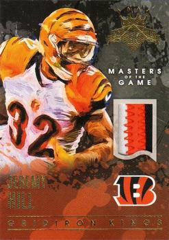 2015 Panini Gridiron Kings - Masters of the Game Jersey Prime #MOG-JH Jeremy Hill Front