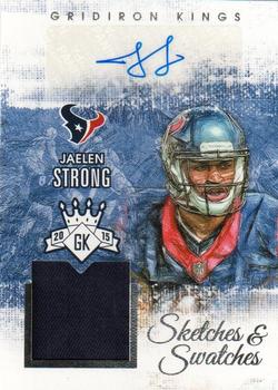 2015 Panini Gridiron Kings - Sketches and Swatches #SK-JS Jaelen Strong Front