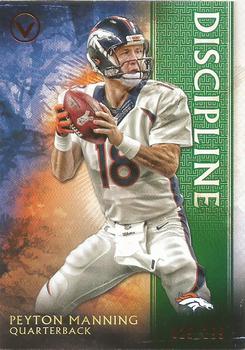 2015 Topps Valor - Discipline #10 Peyton Manning Front