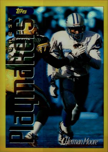 1996 Finest - Pro Bowl Jumbos Refractors #2 Herman Moore Front