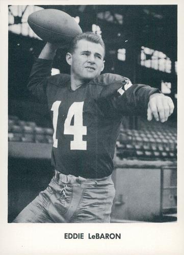 1958 Jay Publishing Washington Redskins #NNO Eddie LeBaron Front