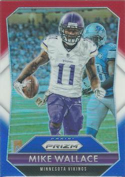 2015 Panini Prizm - Red, White, and Blue Prizm #108 Mike Wallace Front