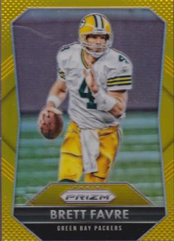 2015 Panini Prizm - Gold Prizm #4 Brett Favre Front