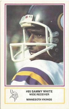 1984 Minnesota Vikings Police #16 Sammy White Front