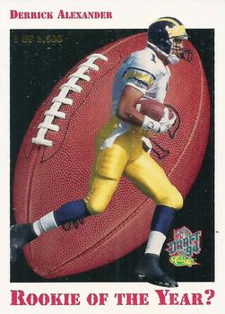1994 Classic NFL Draft - Rookie of the Year Sweepstakes #R.O.Y.11 Derrick Alexander Front