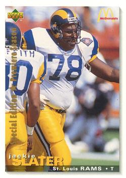 1995 Upper Deck McDonald's St. Louis Rams #MCD22 Jackie Slater Front