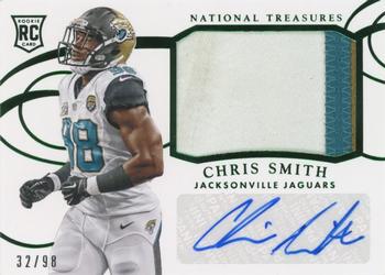 2014 Panini National Treasures - Rookie Materials Signatures Numbers #263 Chris Smith Front