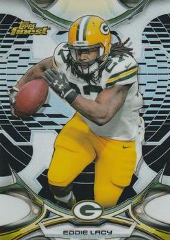 2015 Finest - Black Refractor #53 Eddie Lacy Front