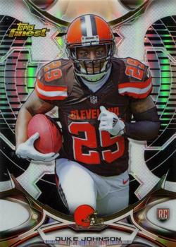 2015 Finest - Black Refractor #83 Duke Johnson Front