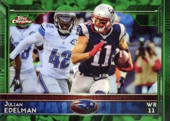 2015 Topps Chrome - Green Refractor #65 Julian Edelman Front