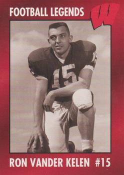 1992 Wisconsin Badgers Program Cards #6 Ron Vander Kelen Front