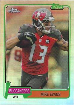 2015 Topps Chrome - 60th Anniversary Refractor #T60-ME Mike Evans Front