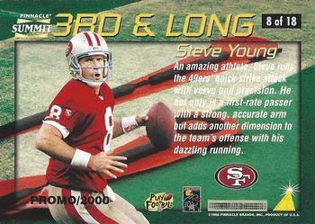 1996 Summit - Third and Long Promos #8 Steve Young Back