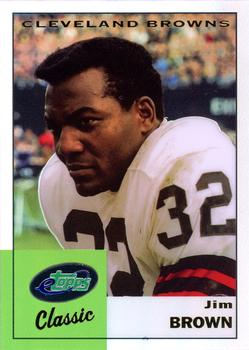 2002 Topps eTopps Classic #ETC12 Jim Brown Front