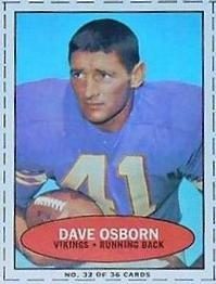 1971 Bazooka #32 Dave Osborn Front