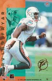 1995 Pro Magnets #78 Irving Fryar Front