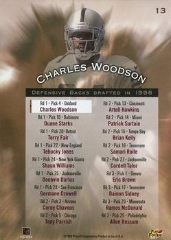 1998 Playoff Contenders - Rookie Stallions #13 Charles Woodson Back