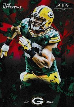 2015 Topps Fire - Flame #43 Clay Matthews Front
