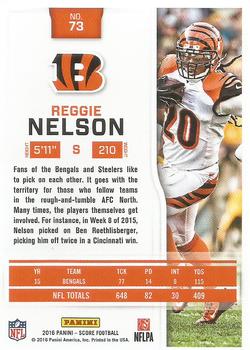 2016 Score #73 Reggie Nelson Back