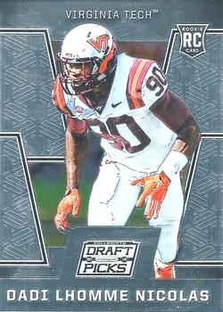 2016 Panini Prizm Collegiate Draft Picks #211 Dadi Lhomme Nicolas Front