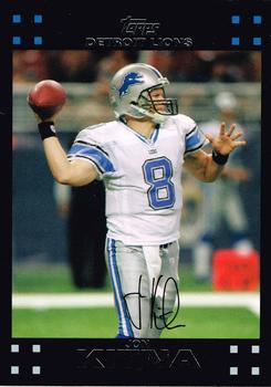 2007 Topps Detroit Lions #6 Jon Kitna Front