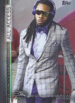 2015 Topps Field Access - All Access #AAA-RSH Richard Sherman Front