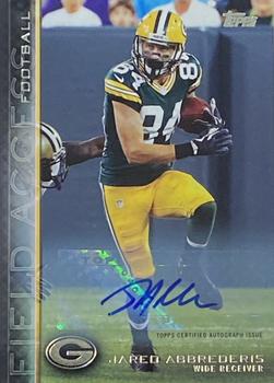 2015 Topps Field Access - Autographs #11 Jared Abbrederis Front