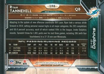 2015 Topps - Super Bowl 50 #198 Ryan Tannehill Back
