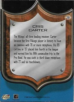 1998 Playoff Prestige Retail - Best of the NFL #20 Cris Carter Back