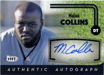 2016 SAGE HIT - Autographs #A24 Maliek Collins Front