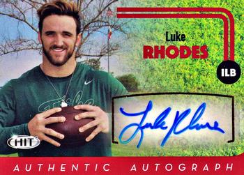 2016 SAGE HIT - Autographs #A63 Luke Rhodes Front
