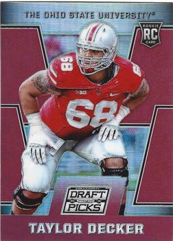 2016 Panini Prizm Collegiate Draft Picks - Prizms Red #232 Taylor Decker Front