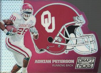 2016 Panini Prizm Collegiate Draft Picks - Helmet Die Cut #3 Adrian Peterson Front