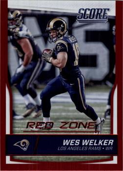2016 Score - Jumbo Red Zone #294 Wes Welker Front
