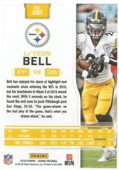 2016 Score - Jumbo First Down #251 Le'Veon Bell Back