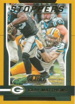 2016 Score - Stoppers Gold #5 Clay Matthews Front