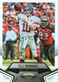 2016 Panini Certified #57 Eli Manning Front