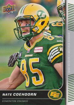 2015 Upper Deck CFL #12 Nate Coehoorn Front