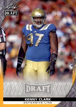 2016 Leaf Draft - Gold #52 Kenny Clark Front