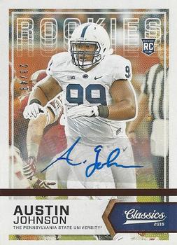 2016 Panini Classics - Significant Signatures Bronze #286 Austin Johnson Front