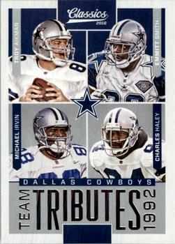 2016 Panini Classics - Team Tributes #4 Emmitt Smith / Michael Irvin / Charles Haley / Troy Aikman Front