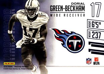 2016 Panini Prestige - Hardwear #10 Dorial Green-Beckham Back