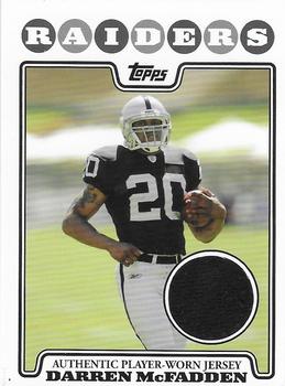 2008 Bowman - Topps Rookie Premiere Relics #RPR-DM Darren McFadden Front