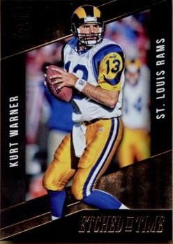 2016 Donruss Elite - Etched in Time #ET-KW Kurt Warner Front