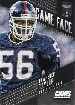 2016 Donruss Elite - Game Face #GF-LT Lawrence Taylor Front