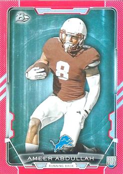 2015 Bowman - Rookies Rainbow Red #33 Ameer Abdullah Front