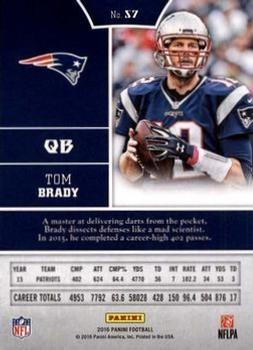 2016 Panini - Red #57 Tom Brady Back