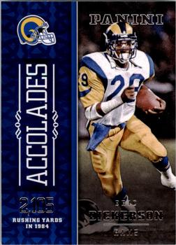 2016 Panini - Accolades #18 Eric Dickerson Front