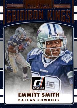 2016 Donruss - All-Time Gridiron Kings #15 Emmitt Smith Front