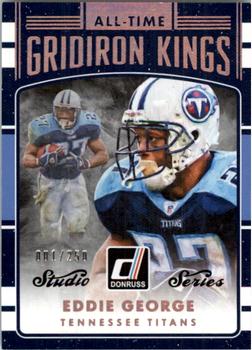 2016 Donruss - All-Time Gridiron Kings Studio #14 Eddie George Front